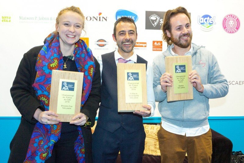 SCA France - Championnats 2018 Vainqueurs Barista Brewers Coffee in good spirits